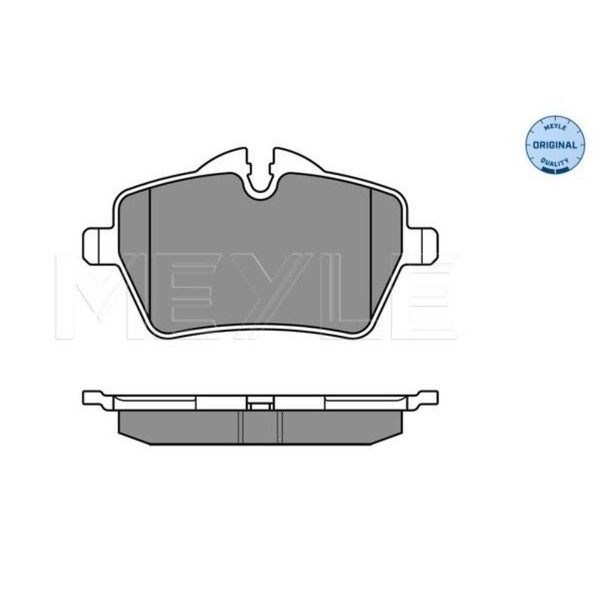 Meyle BremsbeläGe Bremsbelegsatz Vorne System TRW FüR Mini Mini-image