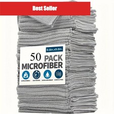 Microfiber Cleaning Cloths Lint Free Reusable Absorbent Towels for Car Window