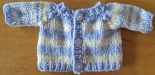 Jellycat cardigan/jacket for Medium Bunnies Hand Knitted 12" 32 cm soft toy