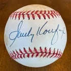 Sandy Koufax Signed Autographed National League Baseball Ball JSA LOA - Toning