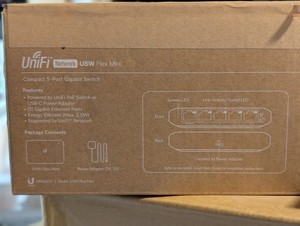 Ubiquiti UniFi USW Flex Mini Smart Managed Gigabit Switch 5 Ports 802.3af PoE