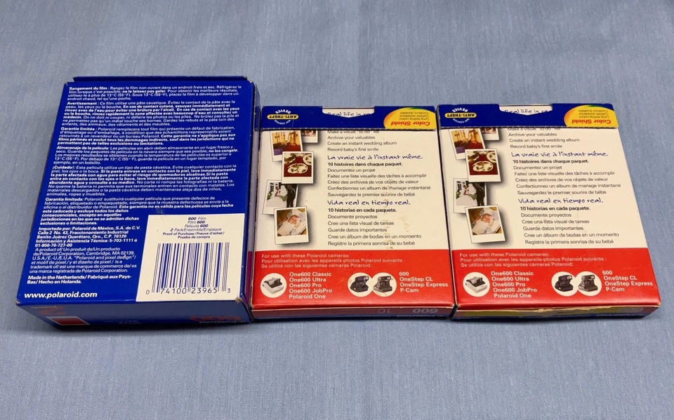 Four (4) Packs Polaroid 600 Film - Expired 2003 2009 - Image 2 of 3