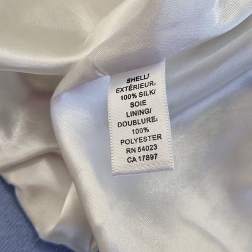 90s VINTAGE SILK Bommer Jacket (likely size 8 to 10) unbranded lightweight soft - Picture 10 of 11
