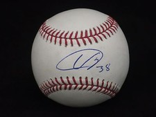Ubaldo Jimenez Baltimore Orioles Indians Rockies Signed 0MLB Baseball (BSB302)