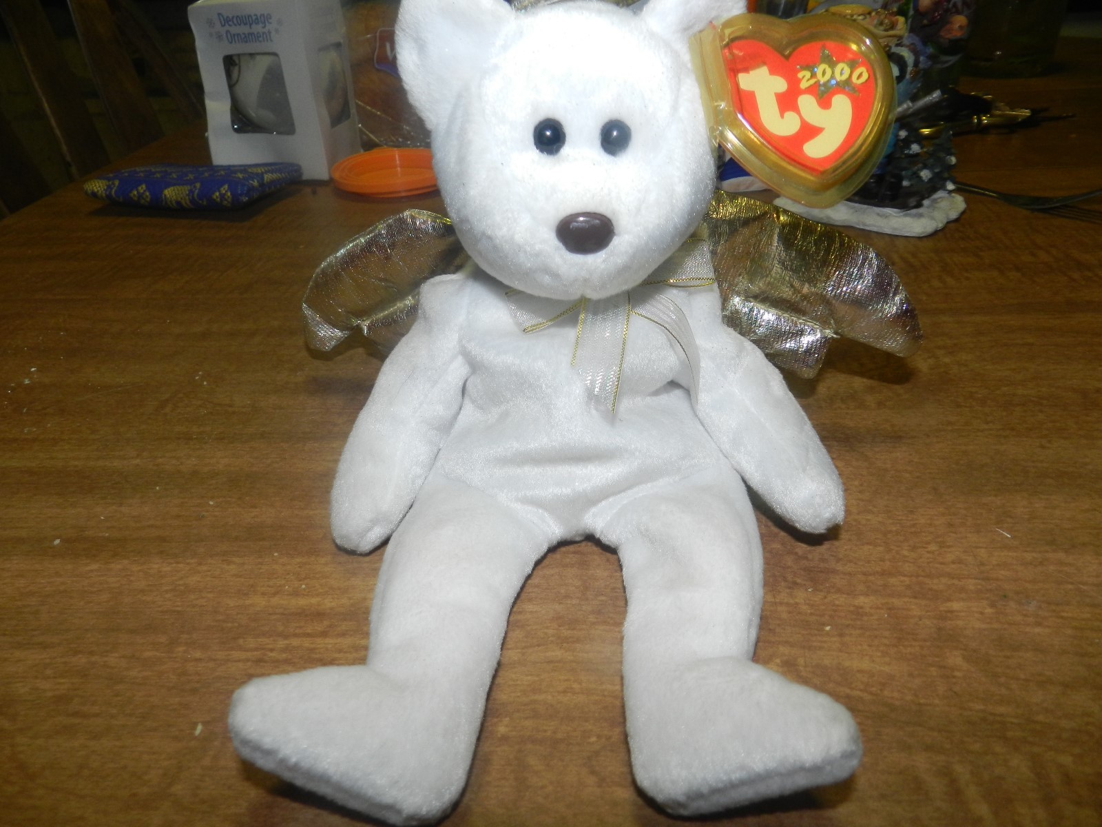 RARE RARE RARE TY Beanie Baby Halo ll Error Has Brown Nose 622d54 RARE RARE RARE TY Beanie Baby Halo ll Error Has Brown Nose 622d54