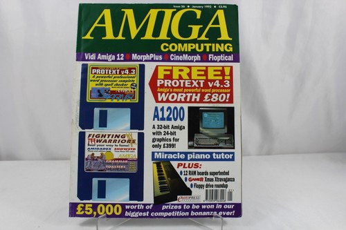 AMIGA Computing Magazine Issue 56 January 1993 NO Disks - Picture 2 of 3