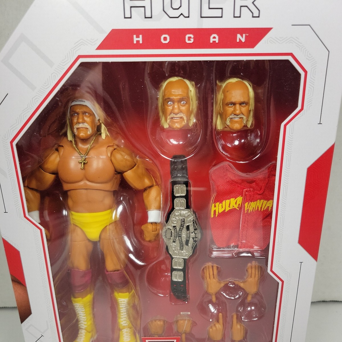 WWE Ultimate Edition Fan Takeover Exclusive Yellow Hulk Hogan