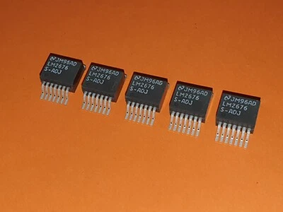 5x LM2676S-ADJ Voltage Regulator National Semiconductor TO-263