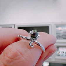 New Authentic 925 Sterling Silver Women's Ring The Little Mermaid Ursula