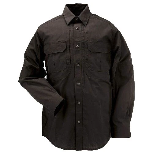 5.11 Tactical Cotton Long Sleeve Casual Button-Down Shirts for Men