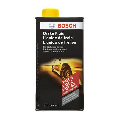 Bosch ESI6-32N Brake Fluid (Direct Replacement for DOT 3, 4, and 5.1)