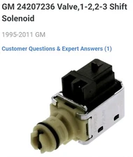 GM OEM Automatic Transmission 1-2 and 2-3 Shift Solenoid Valve # 24207236 - New