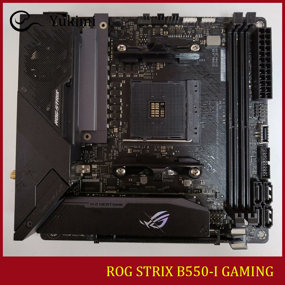 Mini Itx Asus B550 I Rog Strix B550i Gaming Itx Motherboard Asus - Main Image