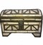 vintage moroccan camel bone sandok chest