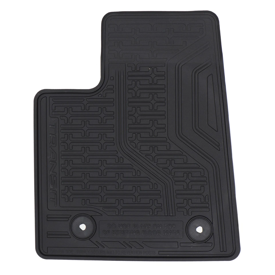 OEM NEW Front All Weather Rubber Floor Mats 15-18 Ford Transit CK4Z6113086BA - Image 2 of 4