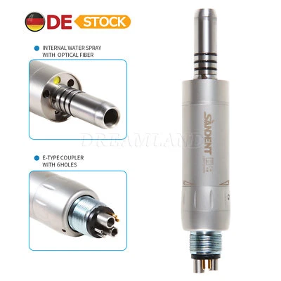 MARKENLOS Dental Micromotor Air Motor Licht Light LED Fiber Optic Inner Spray 6 Pin