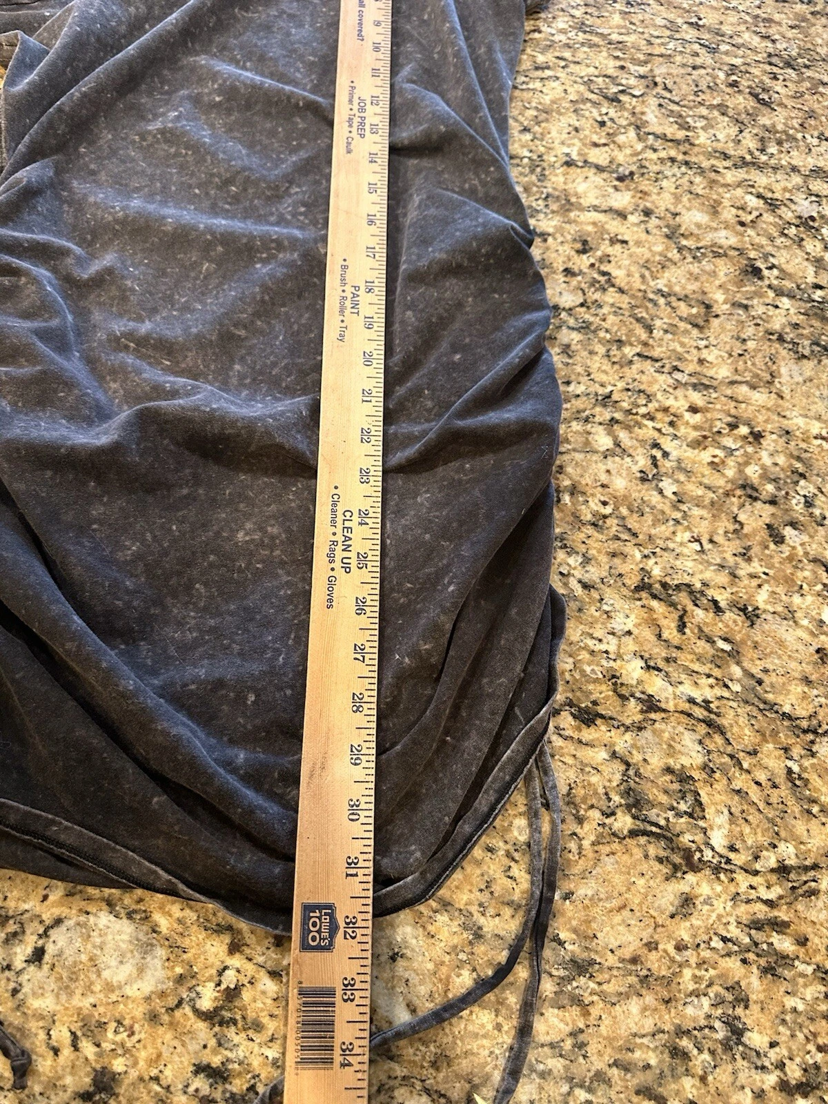 UNDERCOVER Abito maglietta Victoria’s Secret ROSA nero lavaggio increspato laterale manica corta piccolo