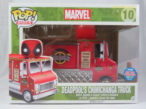 Rides Funko Pop - Deadpool's Chimichanga Truck (Red) - NYCC Exclusive - No. 10 - Afbeelding 1 van 12