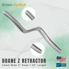 Doane Z Retractor 11mm Wide 3" Deep 7.25" Length Orthopedic Instruments