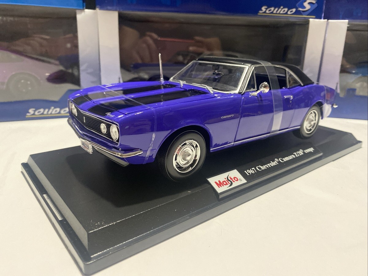 1967 Chevrolet Camaro Z/28 Coupe Purple 1/18 Scale Maisto