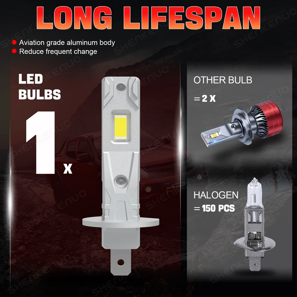 Kit de bombillas antiniebla altas bajas para KIA SORENTO 2007-2009 6X Combo faros LED Foto 3 de 4