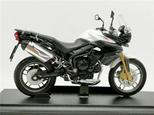 Welly 1:18 Triumph Tiger 800 Motorcycle Bike Model Toy New In Box - Picture 4 of 5