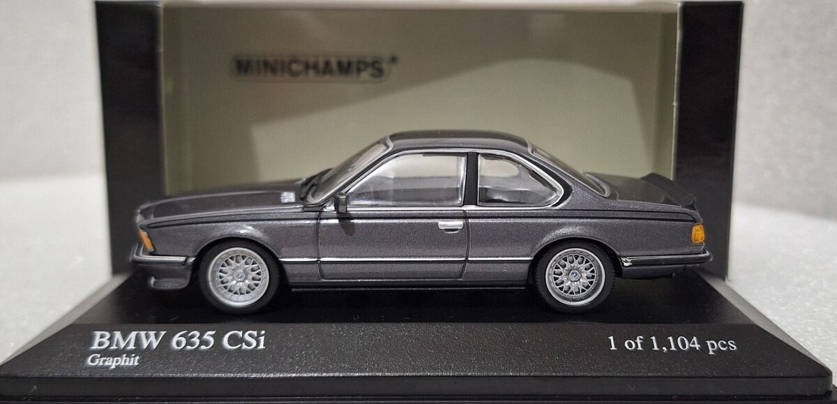 BMW 635 CSI (E24) 1982 Grey Metallic 1:43 Minichamps BMW 635 CSI (E24) 1982 Grey Metallic 1:43 Minichamps