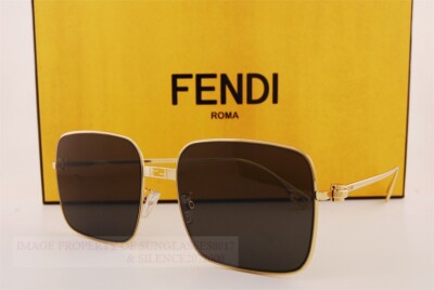 Brand New FENDI Sunglasses FE 40123U 30A Gold/Dark Gray For  display picture 1
