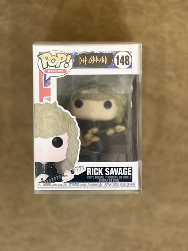 Funko Pop Rocks RICK SAVAGE 148 DEF LEPPARD Vinyl Figure