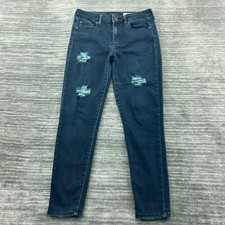 Aeropostale Jeans 6 Womens High Waisted Ankle Jegging Medium Wash Blue Denim
