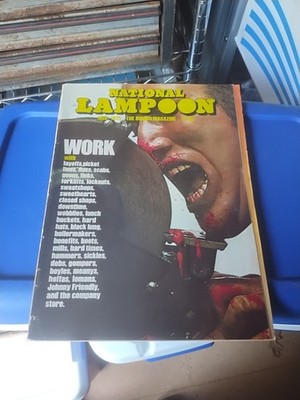NATIONAL LAMPOON Magazine, NOVEMBER 1975, WORK ISSUE, FERDINAND THE BULLDOZER!