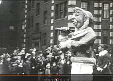 RARE 1935 DETROIT THANKSGIVING DAY PARADE MICHIGAN 8MM HOME Movie Film Reel C699