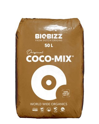 BioBizz Coco Mix Erde aus Kokosfaser, Pflanzenwachstumsmittel, Pflanzensubstrat