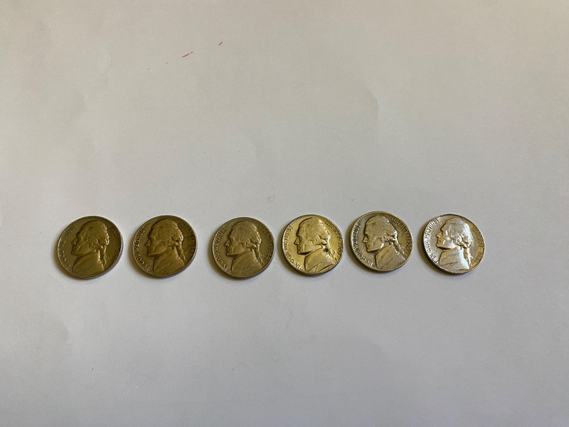 Multiple key dates for Jefferson Nickels 46, 50, 69