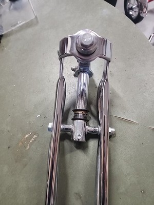 SCHWINN LIL STINGRAY TRICYCLE CHROME SPRINGER FRONT FORK HARD TO