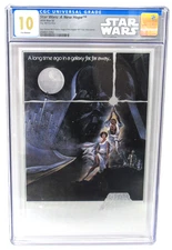 2018 $2 NIUE NZ Mint Star Wars A New Hope 35g .999 Pure Silver Foil CGC 10