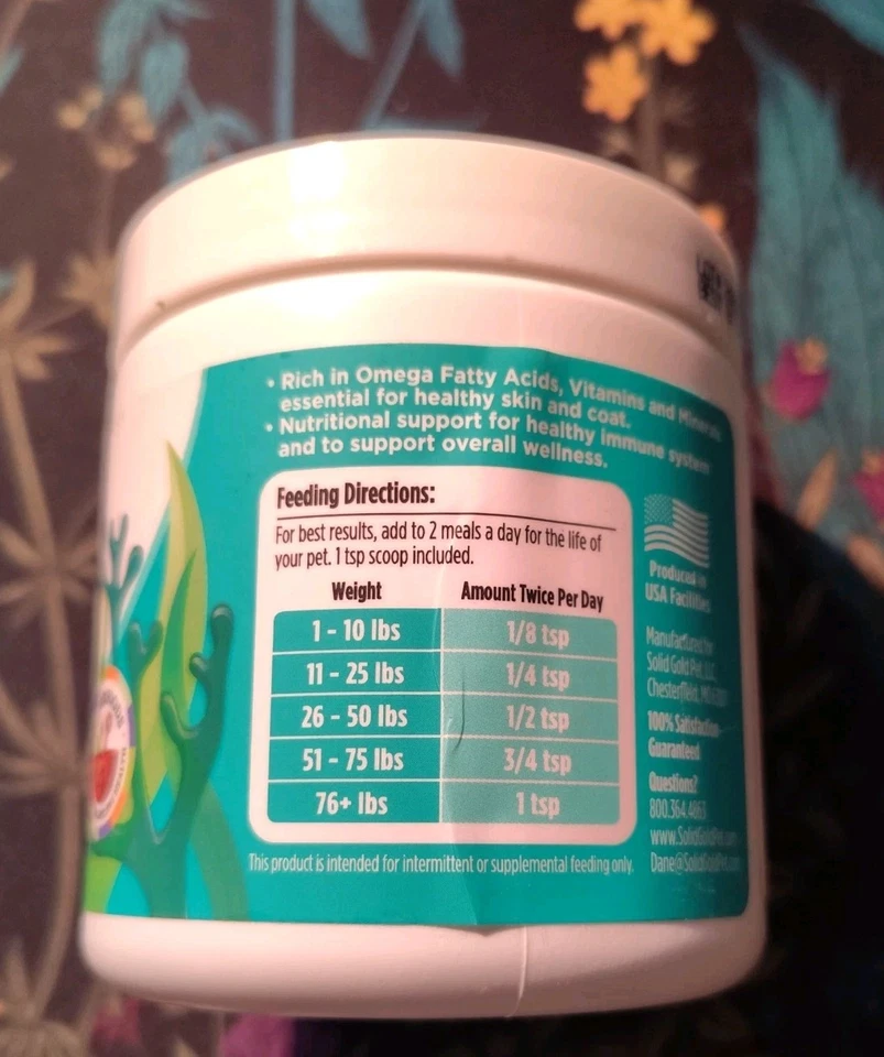 Polvo SeaMeal™, para perros y gatos, 5 oz (142 g) Foto 2 de 3