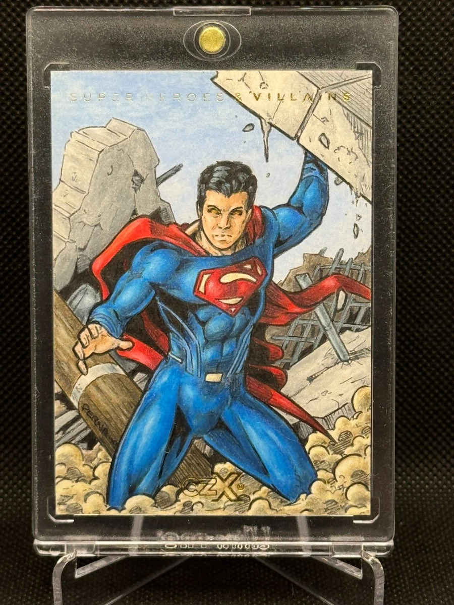 DC コミック　スーパーマン　1/1 スケッチ　カードサイン　マーベル Marvel DC Spider-Man Superman #1 (One Shot) Cover A Regular Pepe