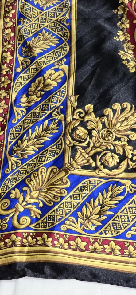 Винтажный шарф для конного спорта Gil de Losne Paris 32 дюйма x 32 дюйма - Изображение 3 из 4