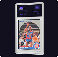 1990-91 NBA Hoops - Isiah Thomas #111 CGAi graded 9