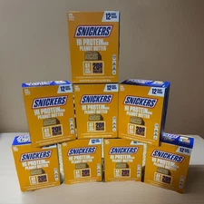 CASE Unopened SNICKERS Peanut Butter Hi Protein Bars 96 Count 20g Protein Bars