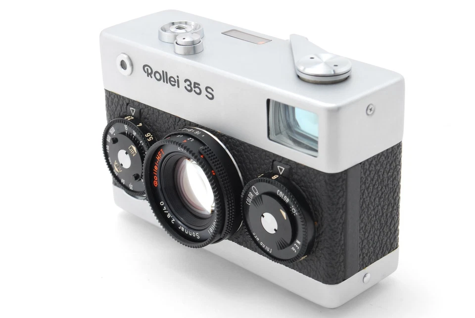 [CLA/A- Estado perfeito] Câmera de Filme Rollei 35S 35 S Prata com Sonnar 40mm f/3.5 JAPÃO 9682 - Imagem 3 de 4