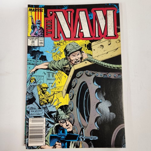 Nam 1, 3-7, 9-11, 29, 37, 38, 49, 62-64 lotto di 16 fumetti Marvel ottime condizioni 1986 - Foto 12 di 19