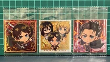 Attack on Titan ☆ [Unopened] 3 wafer stickers