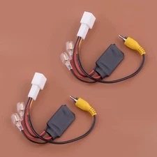 2Pcs Reverse Camera Retention Wiring Harness Adapter Cable Fit For Toyota