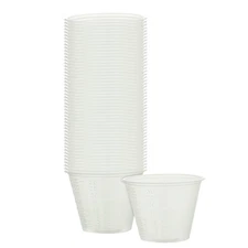 50, 1 Ounce Graduated Plastic Measuring & Mixing Cups - Paint, Hobby, Airbrush