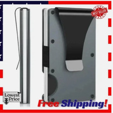 The Ridge Style Titanium Wallet with Money Clip or Cash Strap - RFID Blocking