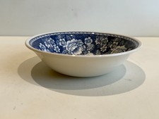 Mason&rsquo;s Ironstone Blue & White Floral Cereal Bowl &ndash; 6.5&rdquo; Made in England