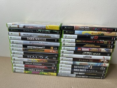 29 Xbox 360 Original Xbox Games Bulk Lot Bundle Reseller Dark Souls GTA Halo