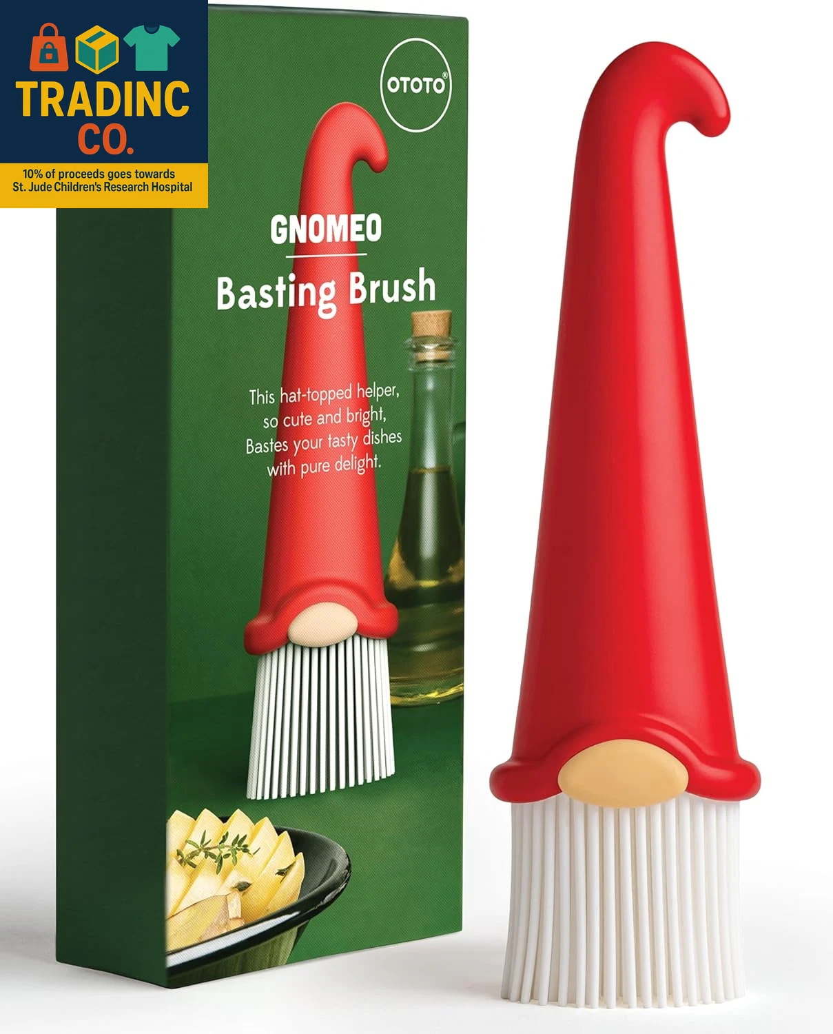Gnomeo Pastry Brush - Silicone Basting Brush for Cooking, Spread Oil Butter Sauc
Opens in a new wind